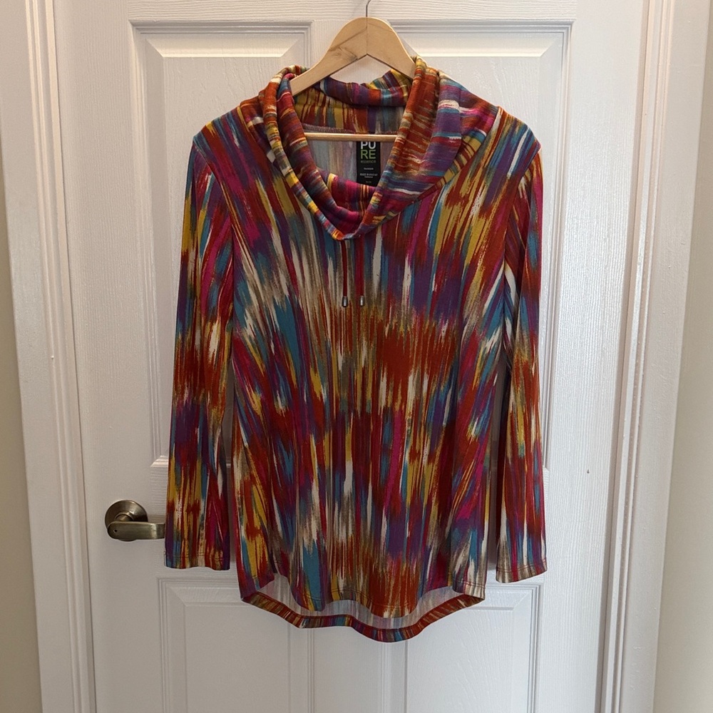 Vibrant Multicolor Long Sleeve Top
